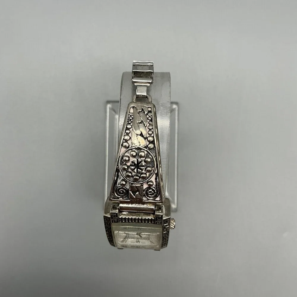 Futura Womens Watch 20mm MOP Dial Silver Tone Expansion Band New Battery